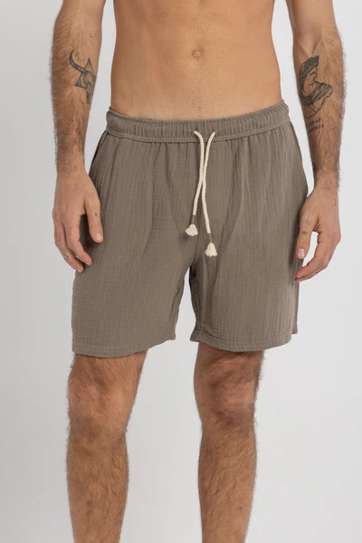 Men Olive Short